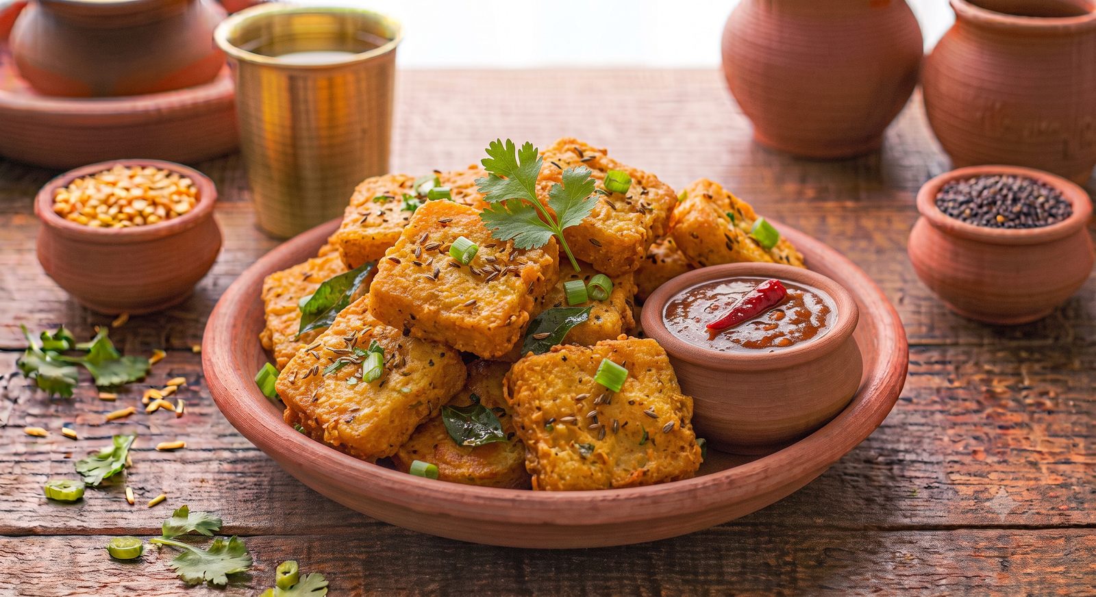 Photo of Bread Fritters served on a plate