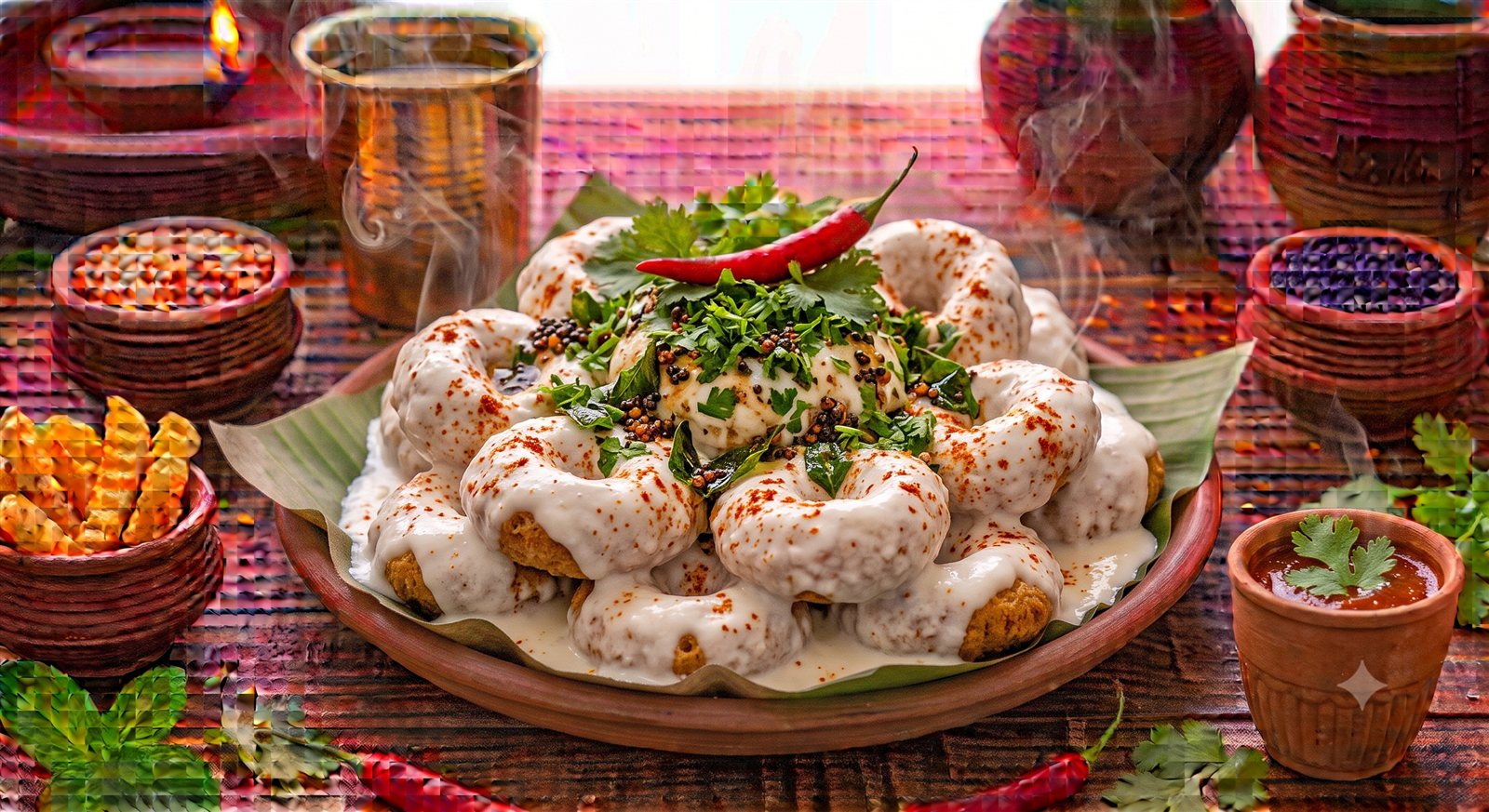 Photo of Thair Vadai soaked in curd and tempered