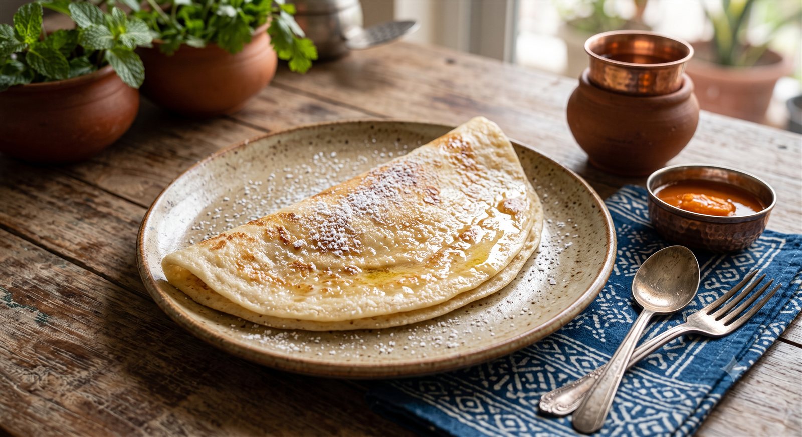 Photo of Pan Cake folded in half