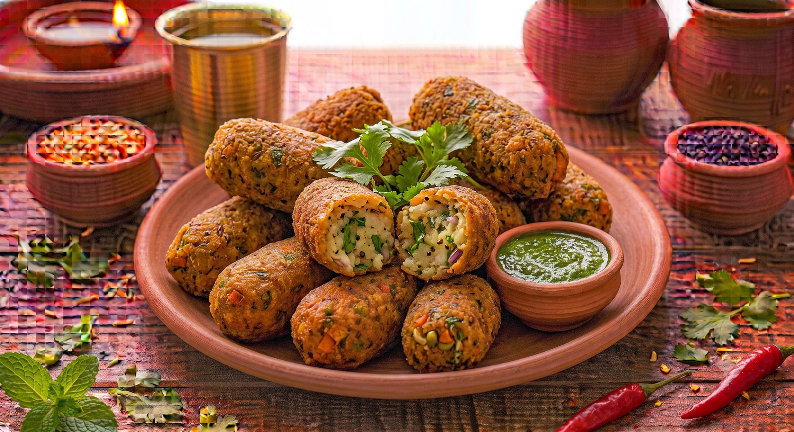 Photo of Minty Kababs served on a plate