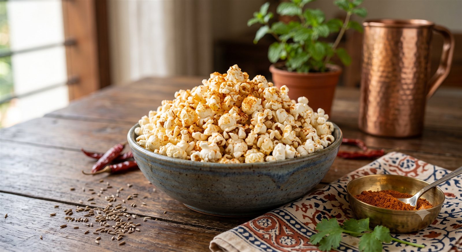 Photo of Pop Corn dusted with spice seasoning