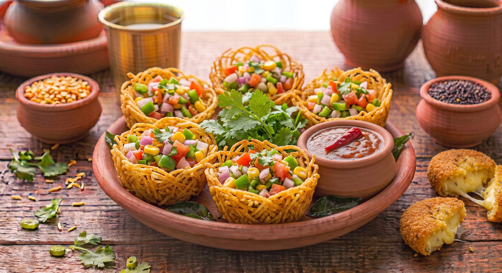 Photo of Potato Baskets served on a plate