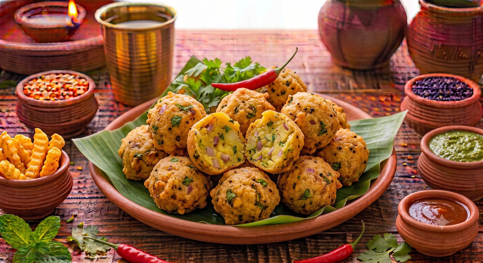 Photo of Pullani Vunta served with coconut chutney