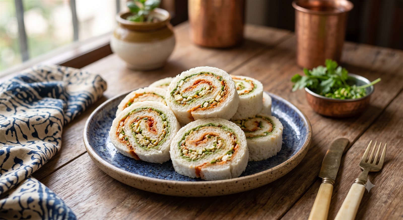 Photo of Sandwich Roll sliced into pinwheels